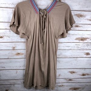 Umgee Textured Knit V-Neck Top